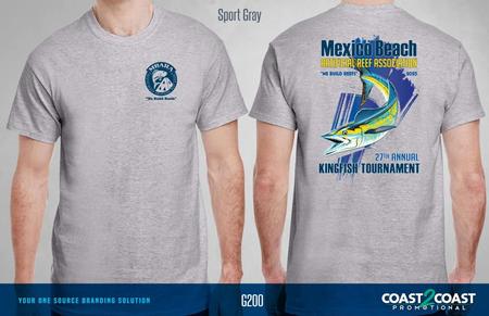 kiMaran Professional Fishing Tournament Logo Art T-Shirt Unisex Short  Sleeve Tee (Navy M)