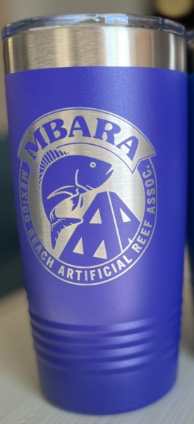 blue MBARA Logo Tumbler